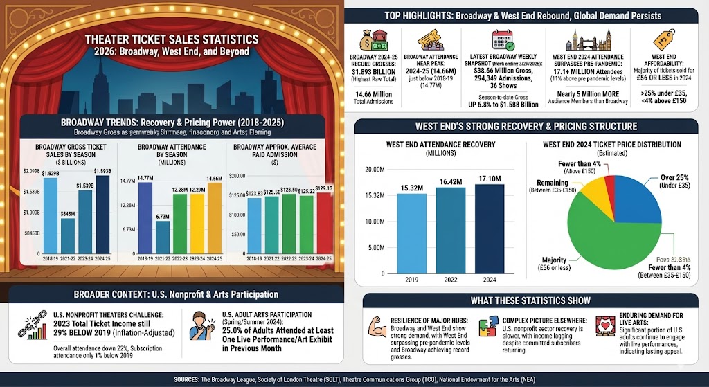 theater ticket sales statistics